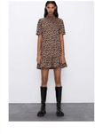 Стильное леопардовое платье zara