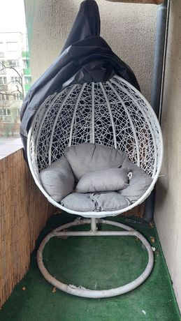 Jajo ogrodowe balkonowe huśtawka wisząca fotel wiszący