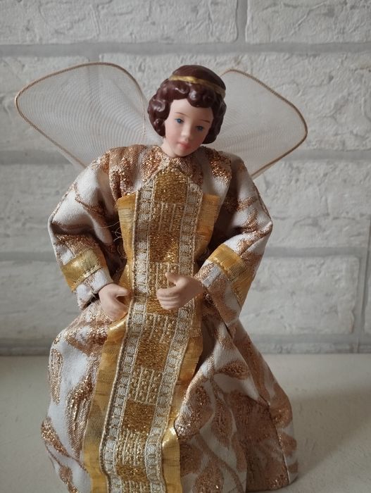 Anioł ozdoba na choinkę vintage