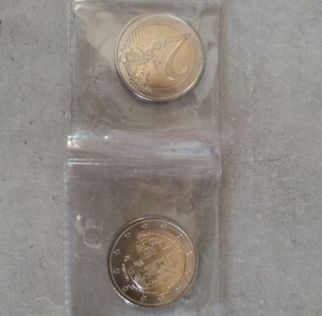 Conjunto de 4 moedas coleção