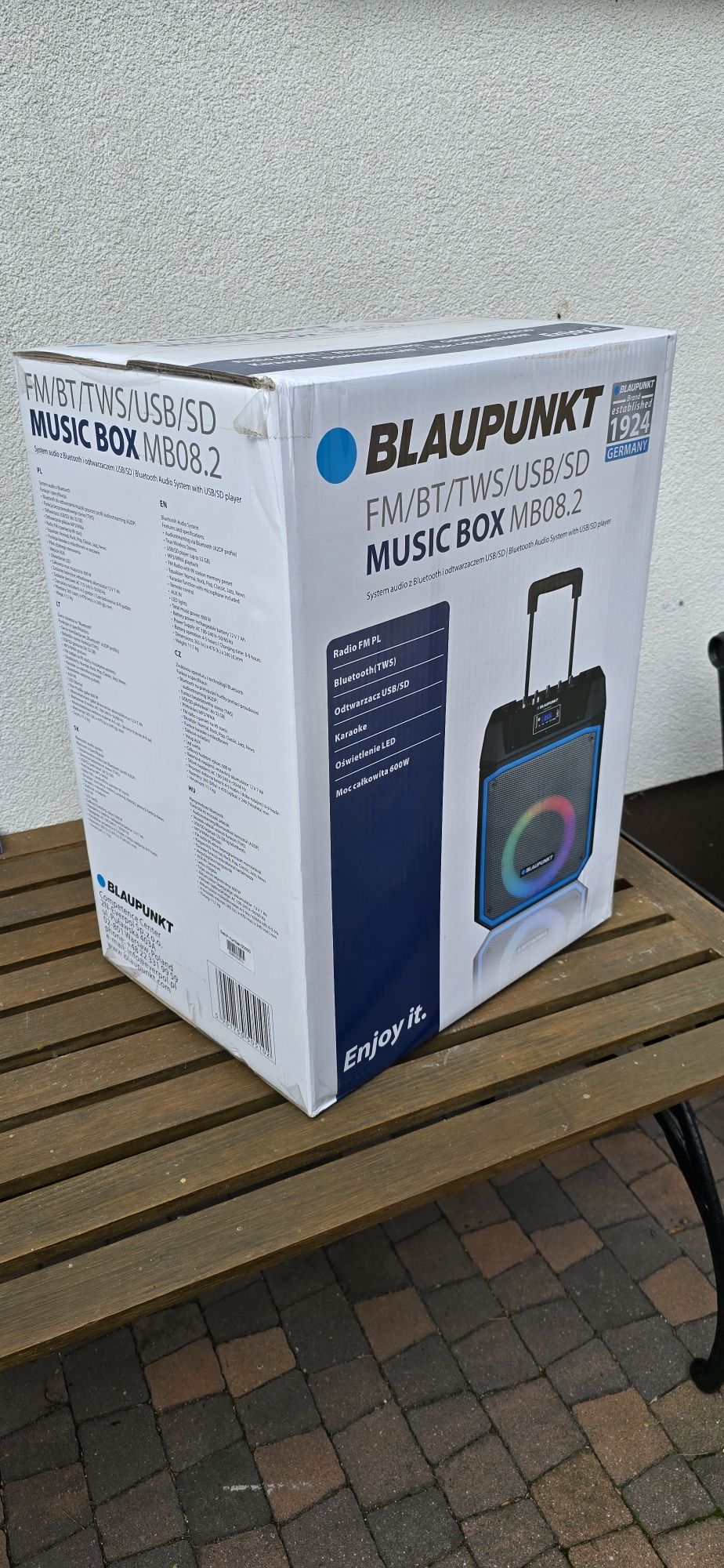 System audio z Bluetooth i funkcją karaoke MB08.2