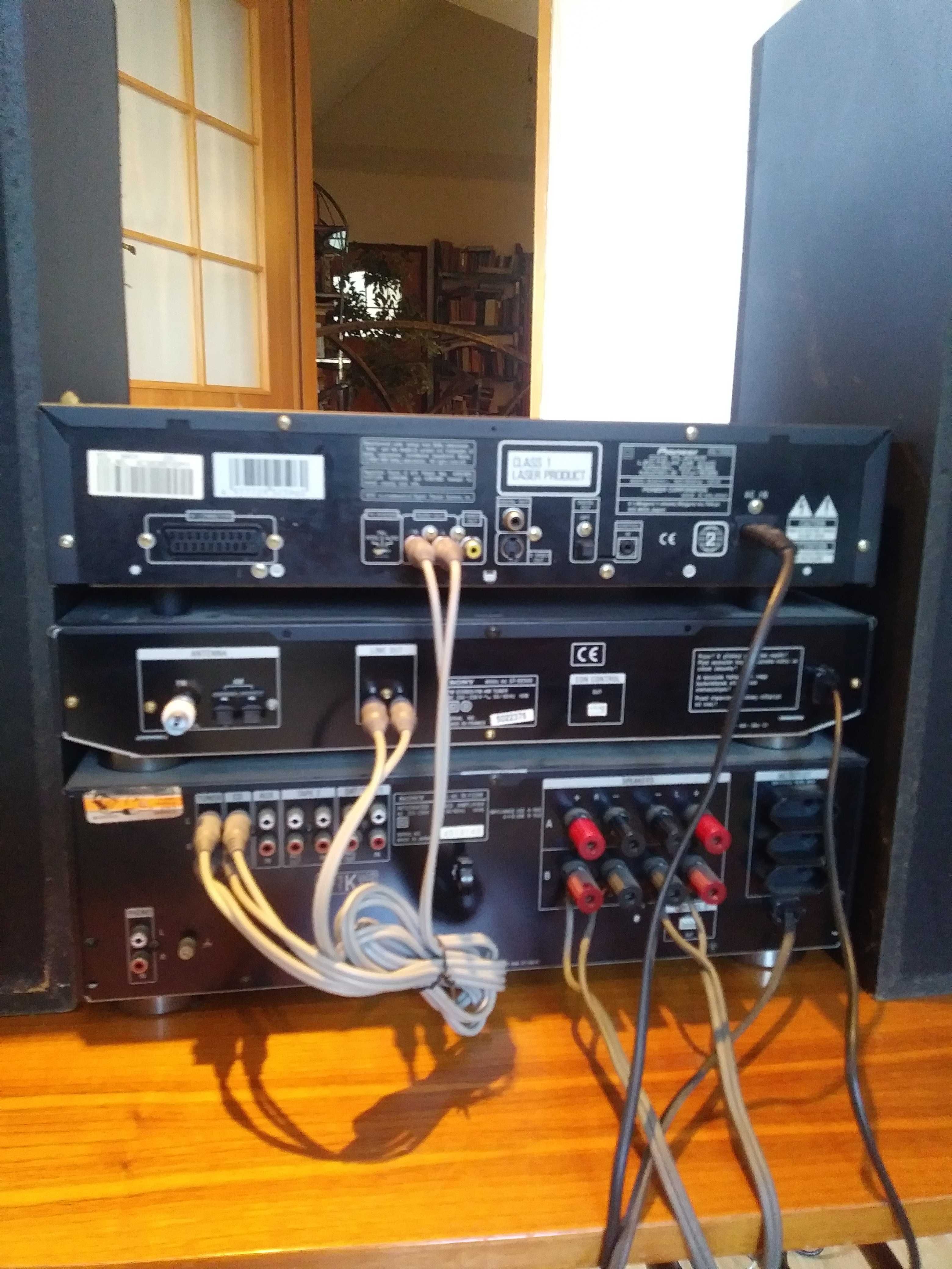wieża sony + pioneer