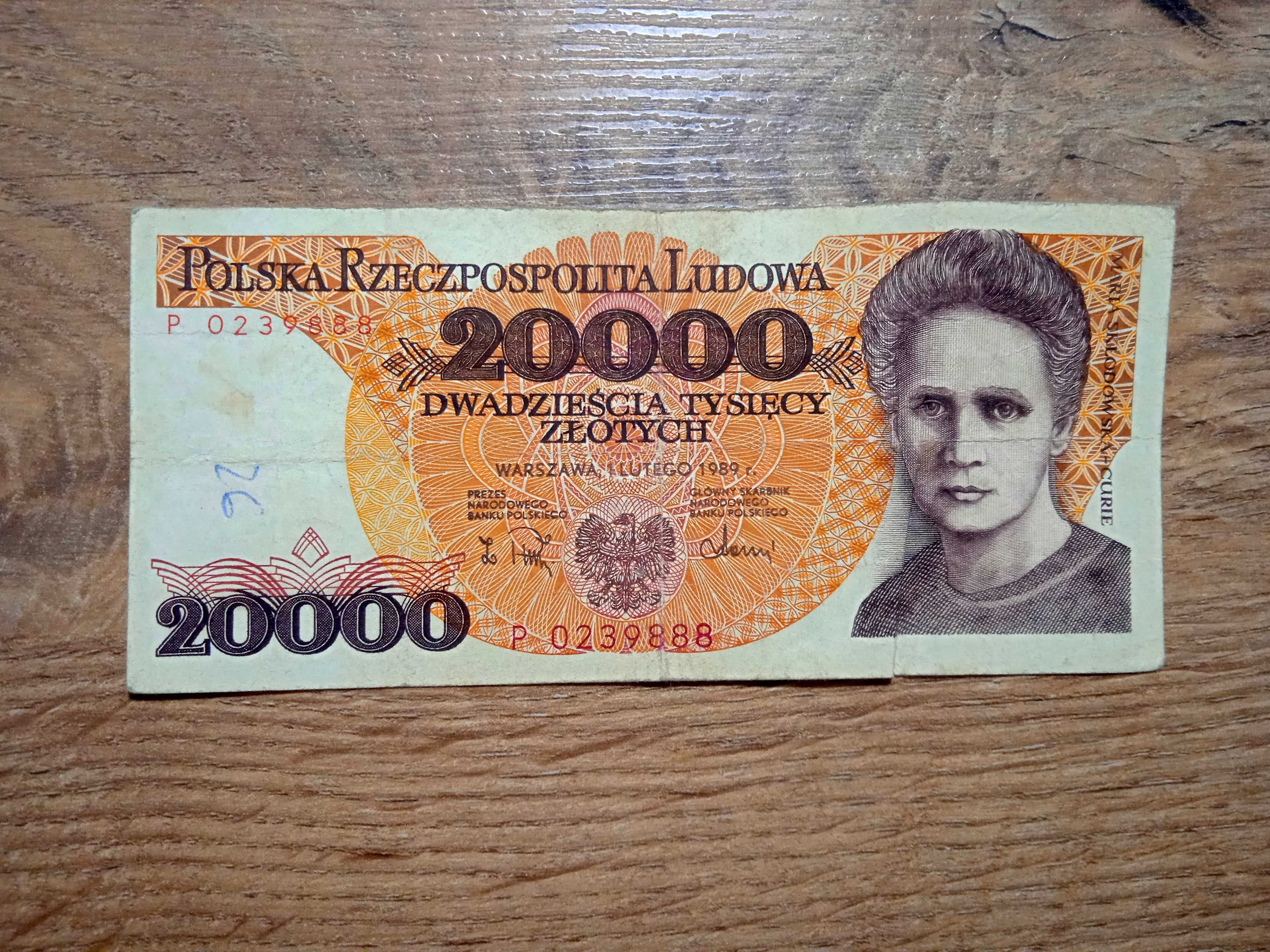 20000 zł 1989 - P -