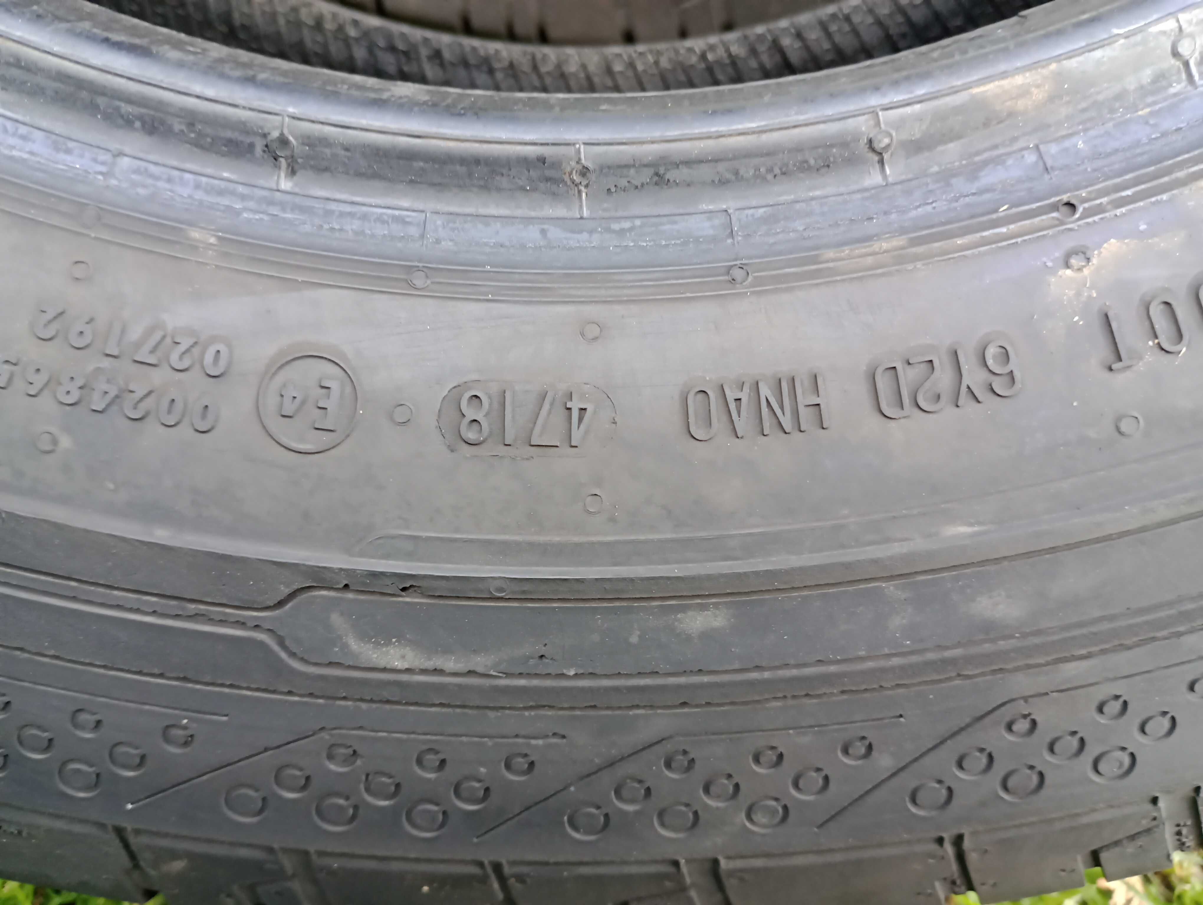 Opony letnie 225x65 R16C CONTINENTAL bus 225/65/16 - para 2 szt 8.5MM