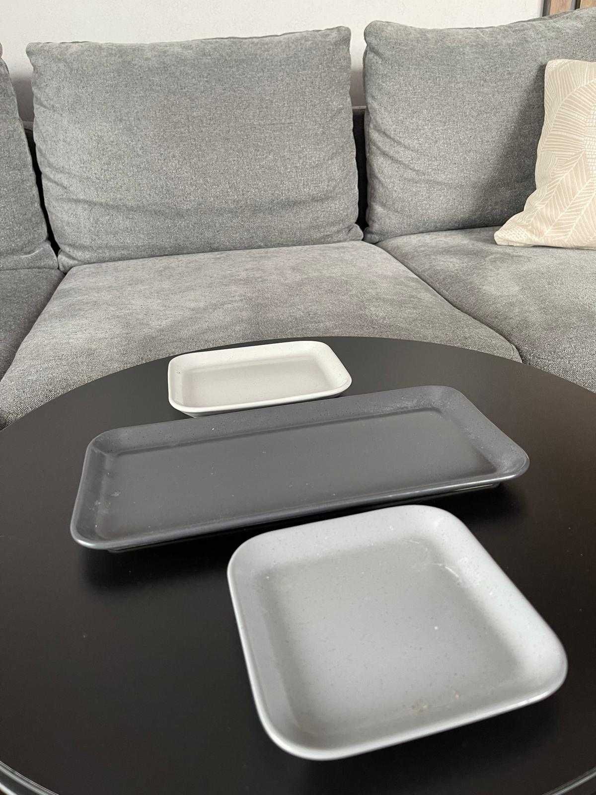 Zestaw ceramicznych tacek IKEA
