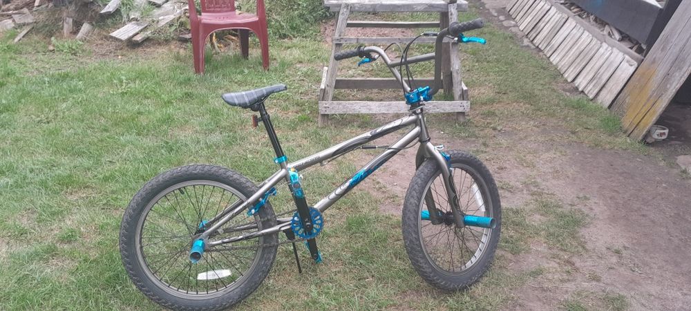 Niebieski bmx freesty 20