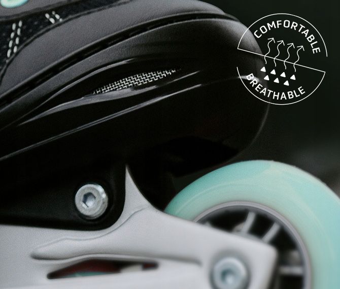 Rolki Movino Cruzer One r. 38-41 czarno-miętowe
