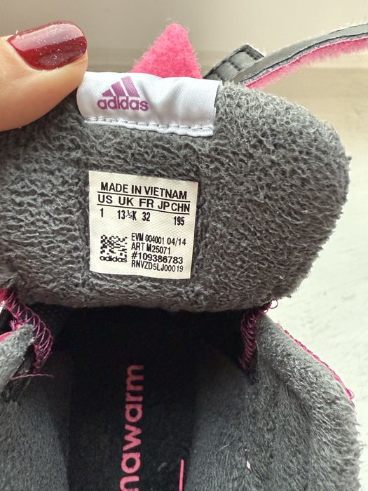 Дитячі термо чоботи боти adidas оригінал зимові