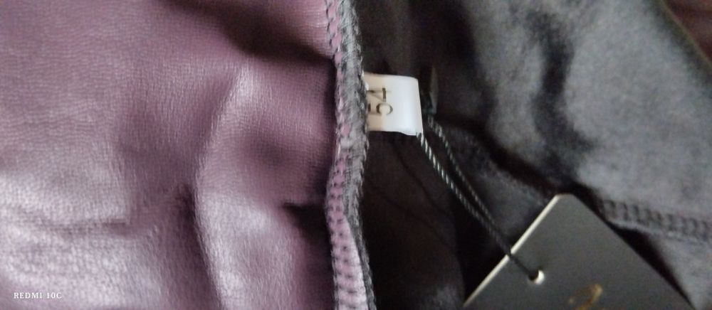 Жіночі брюки (лосини) з екошкіри великого розміру