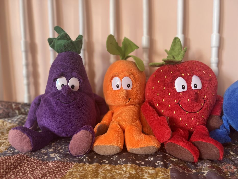 Іграшки Лохина морква полуниця баклажан редиска Goodness Gang
