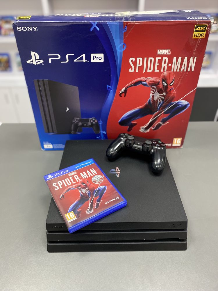 PlayStation 4 Pro + Spider-Man ІДЕАЛ ~ Гарантія!