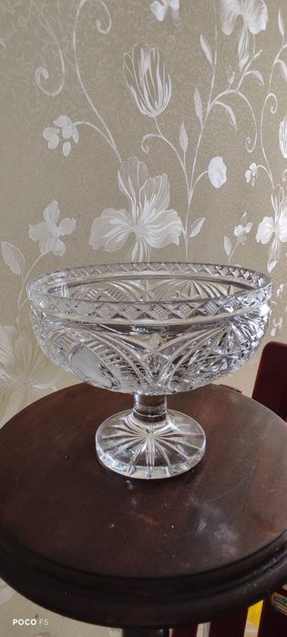 Ваза кришталь цукерниця фруктовниця