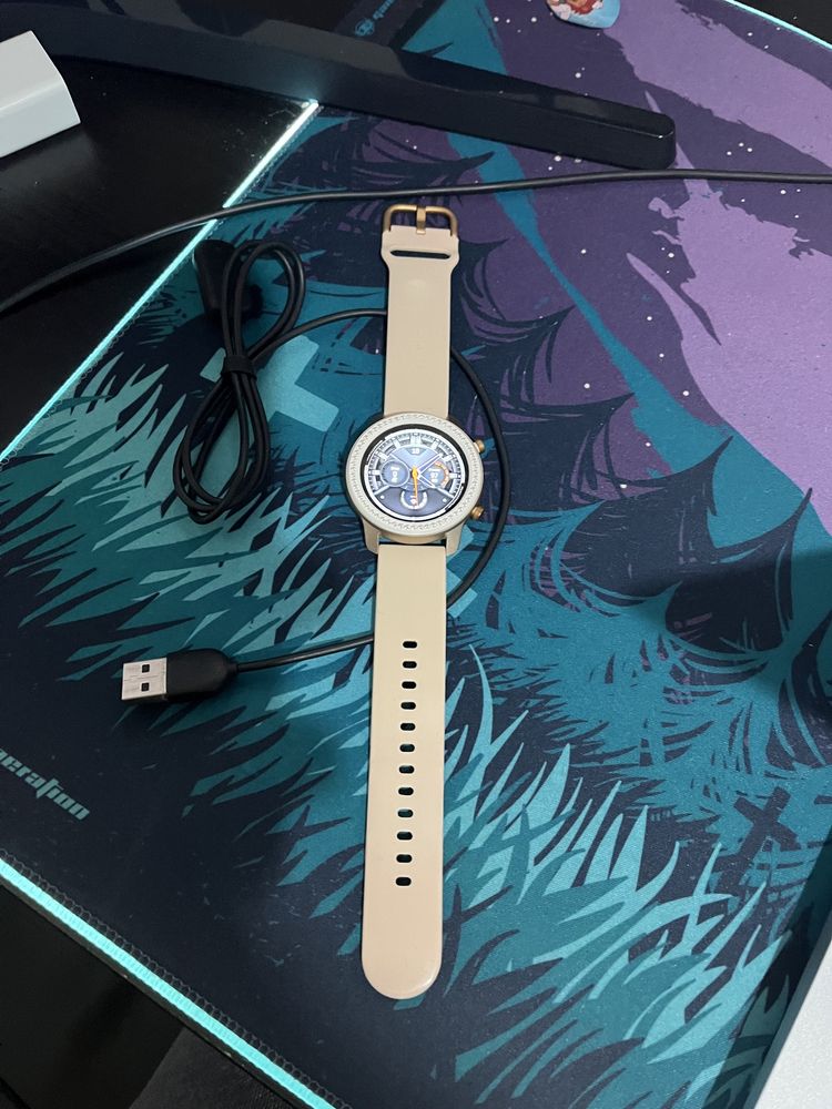 Relógio Amazfit GTR edição Swarovski.