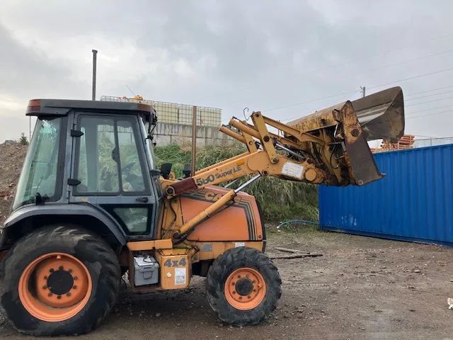 Case 580  case 580 krokodyl tylny wysuw
