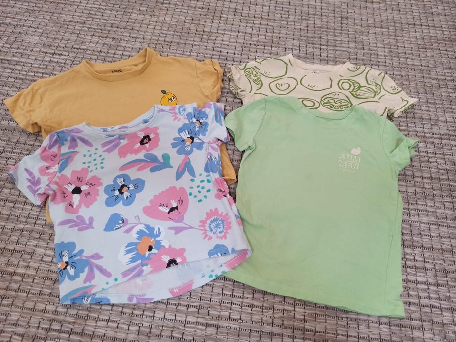 4x t-shirt Sinsay r.98 dziewczynka