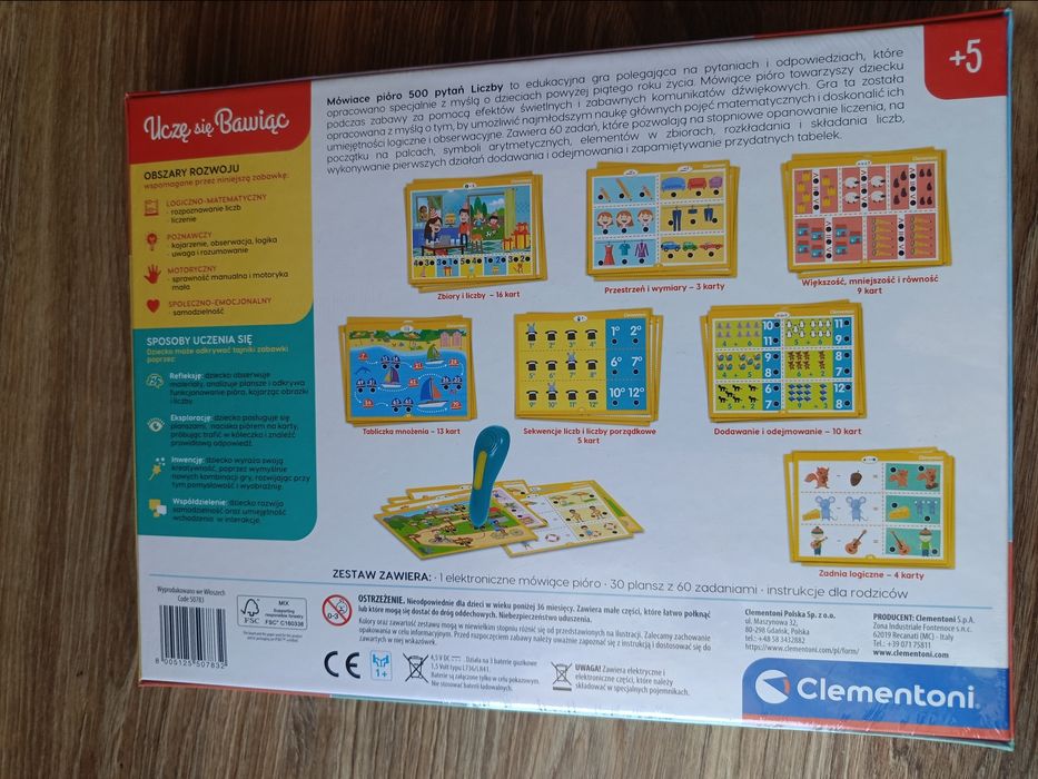 Zestaw puzzli i mówiące pióro (nowe)