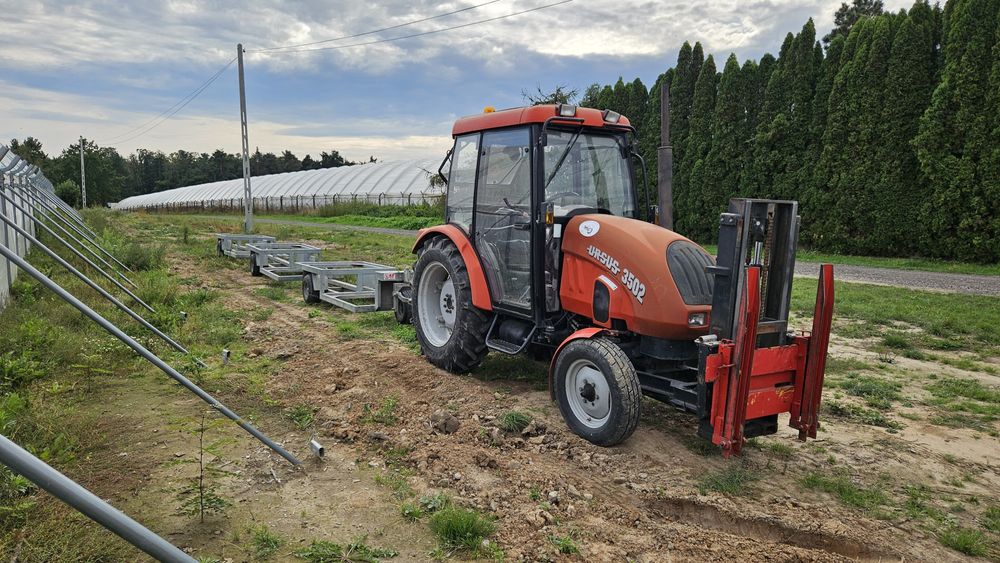 Wózek sadowniczy przyczepka Królik do ciągnik sadowniczy Ursus 3502