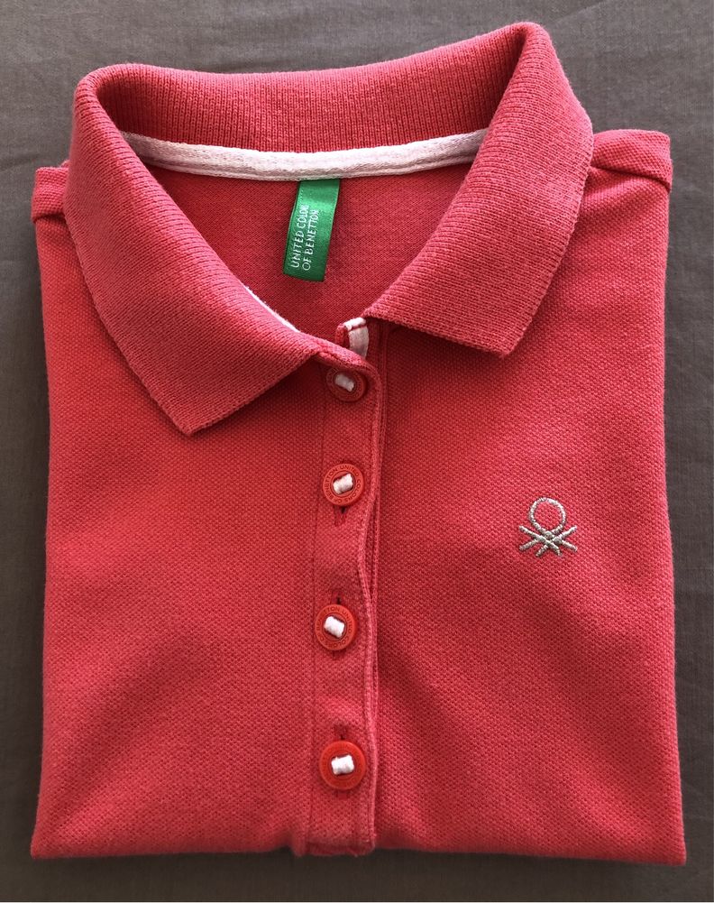 Polo Benetton, tamanho 3/4 anos