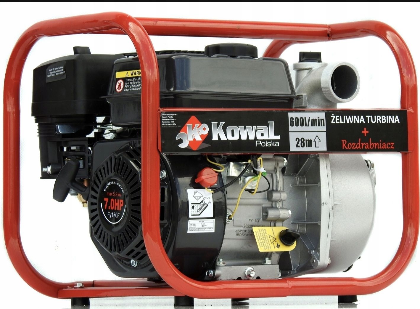 motopompa Kowal silnik ohv 5200w