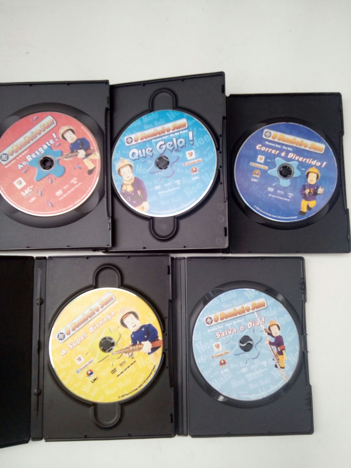5 DVD: O bombeiro Sam