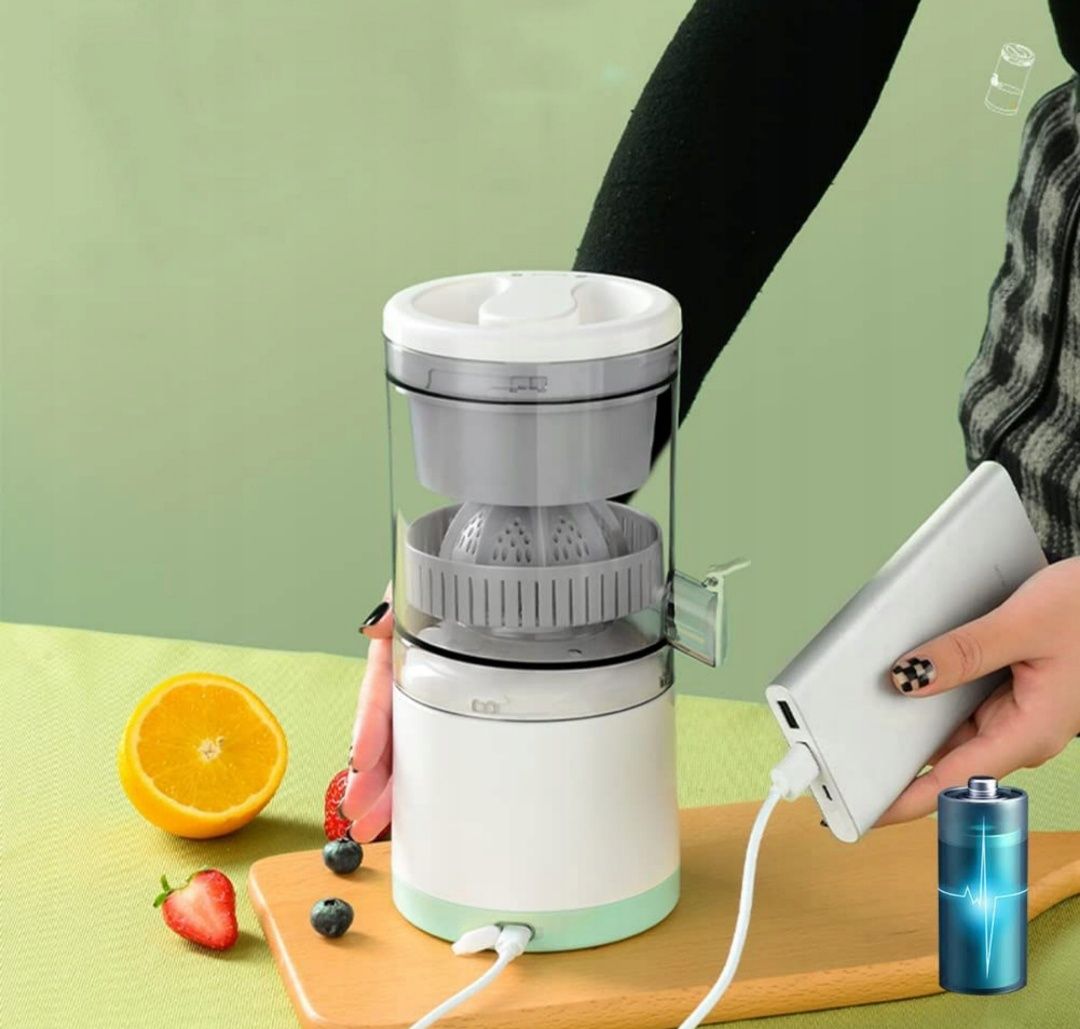 Wyciskarka bezprzewodowa do soków cytrusów 45W 350ML sokowirówka USB