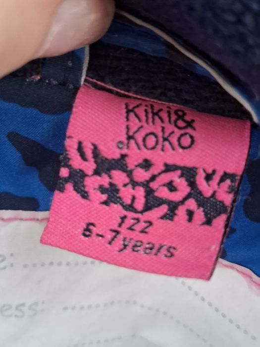 Ciepła kurtka na zime dla dziewczynki  roz.122 Kiki &Koko