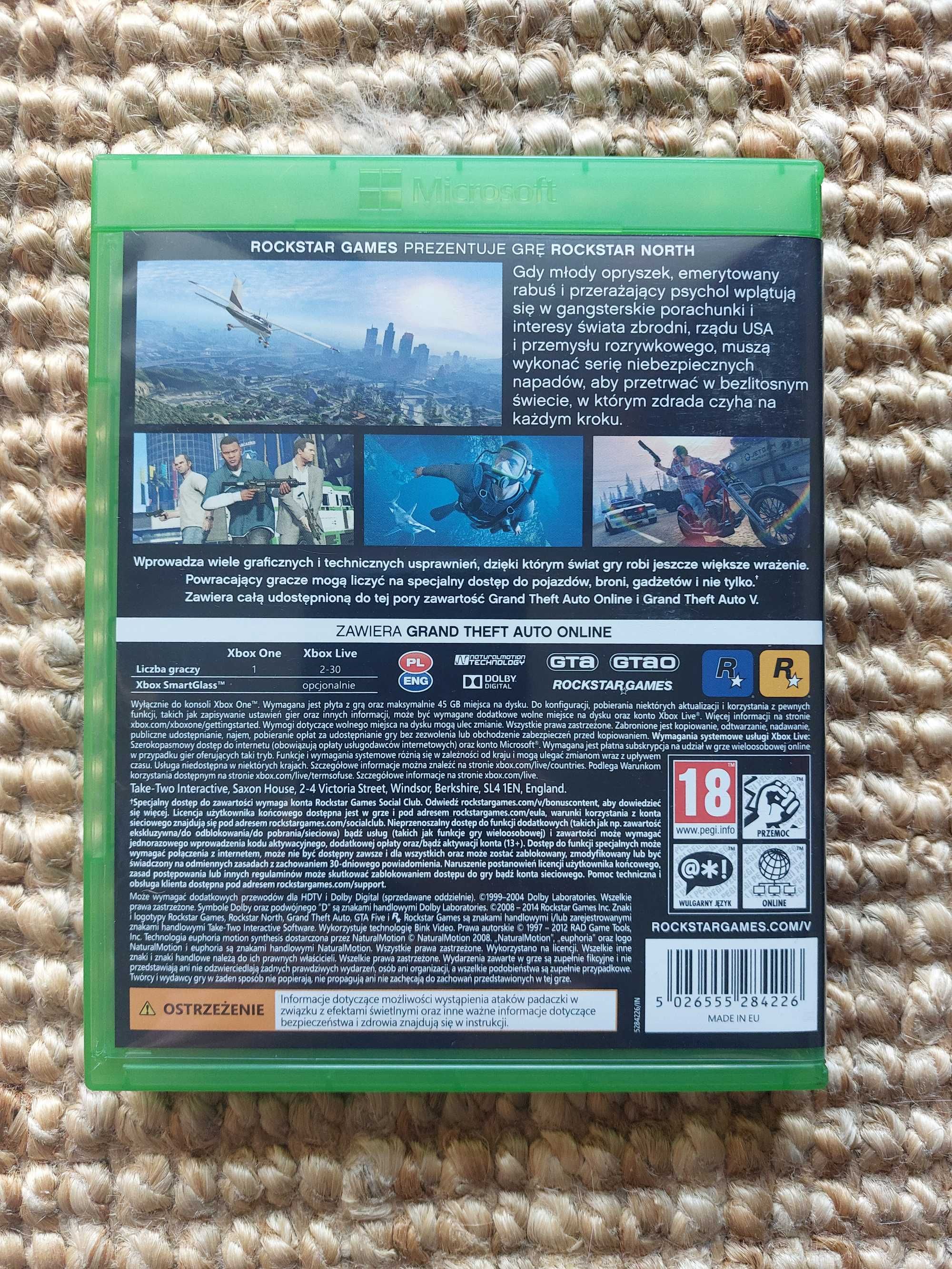 Grand theft auto 5 GTA 5 xbox one