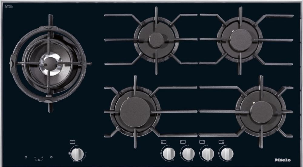 Miele - Płyta gazowa ceramiczna KM 3054-1 do zabudowy czarna