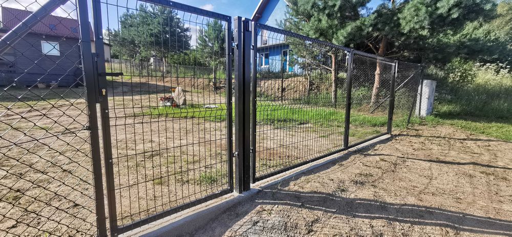 Furtka Panelowa 3D KPL OCYNK+RAL 150cmx100cm PRODUCENT OGRODZEŃ