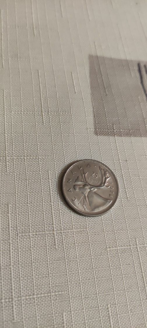 Moneta 25cent canada 1976r