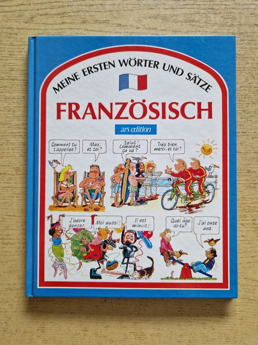 Książka podręcznik do nauki języka francuskiego dla dzieci