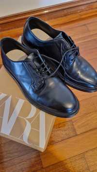 Sapatos homem pretos Novos