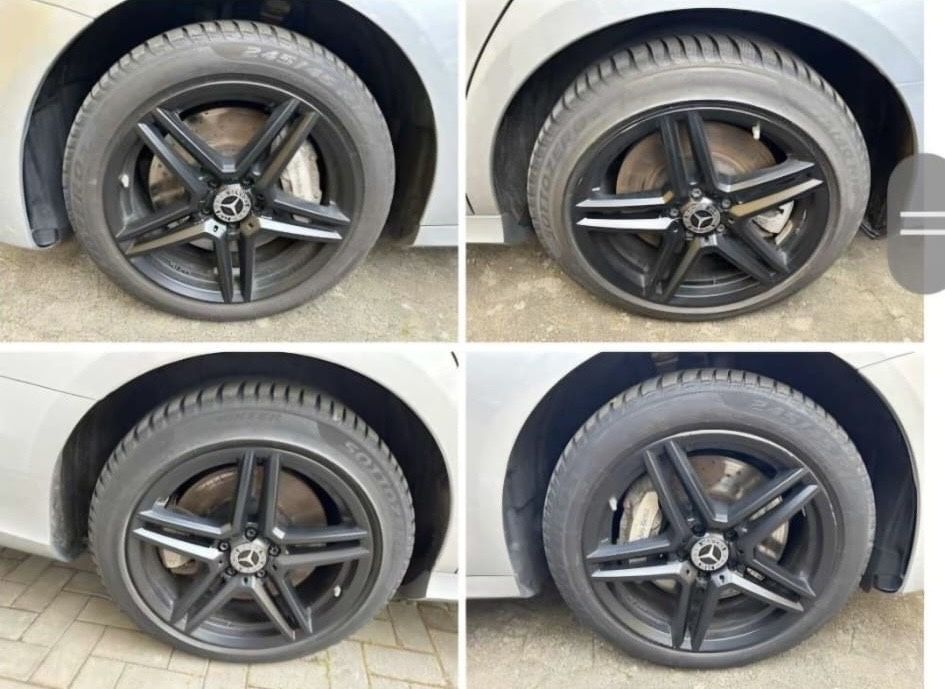 Vendo Jantes Mercedes AMG 18 polegadas como novas, e com 4 Pneus Novos