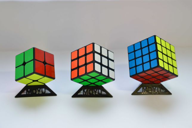 Цветной Кубик Рубика 2x2 3x3 4x4 5x5 MoYu Скоростной Матовый Бесшумный