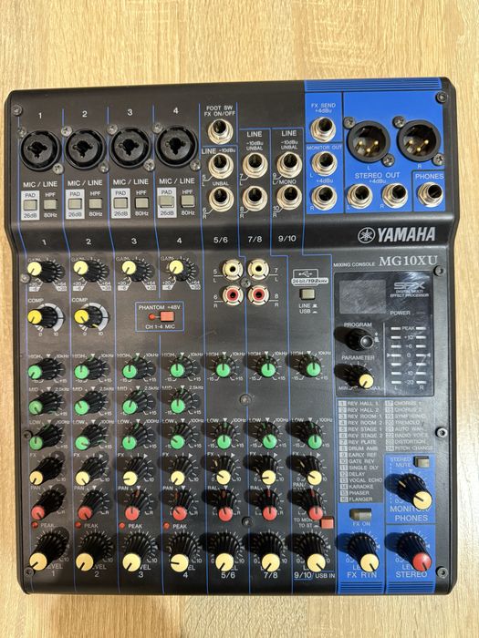 Микшерный пульт yamaha mg 10xu