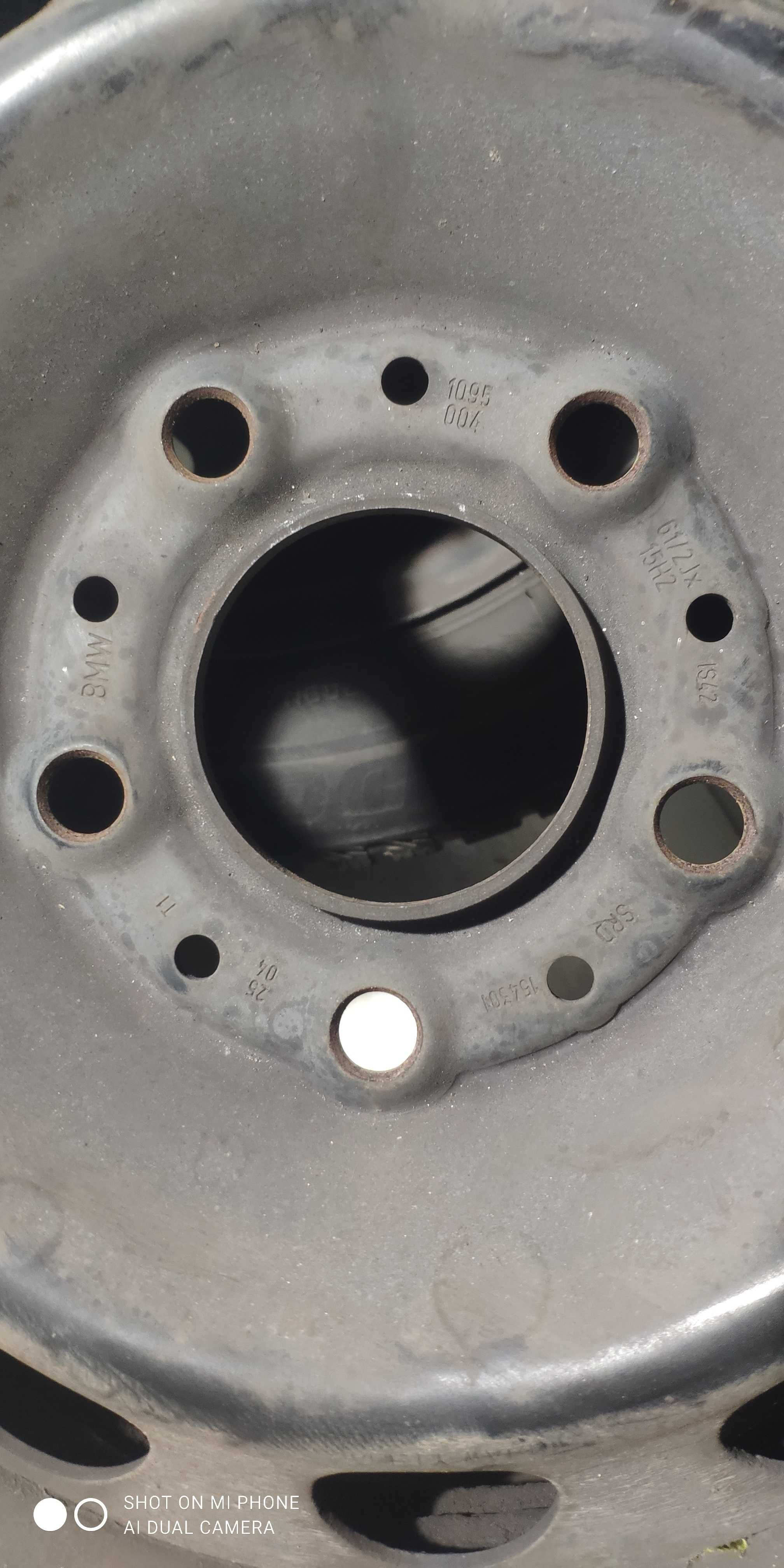 Koła 195/65R15 BRIDGESTONE zimowe BMW 3 2 komplet 4szt stalowe 5x120