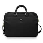 Torba Guess Nylon Triangle Logo na laptopa 16" - czarna