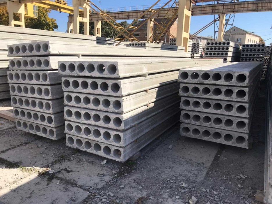 Залізобетонні плити перекриття.Безкоштовна доставка по області