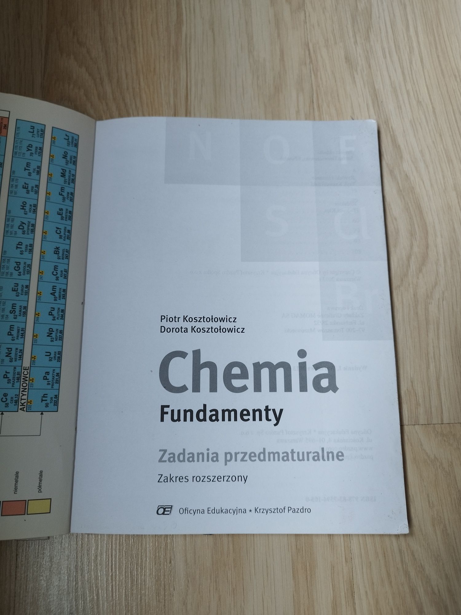 Chemia Fundamenty