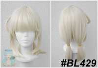 Klee Genshin Impact blond platynowa krótka peruka wig cosplay