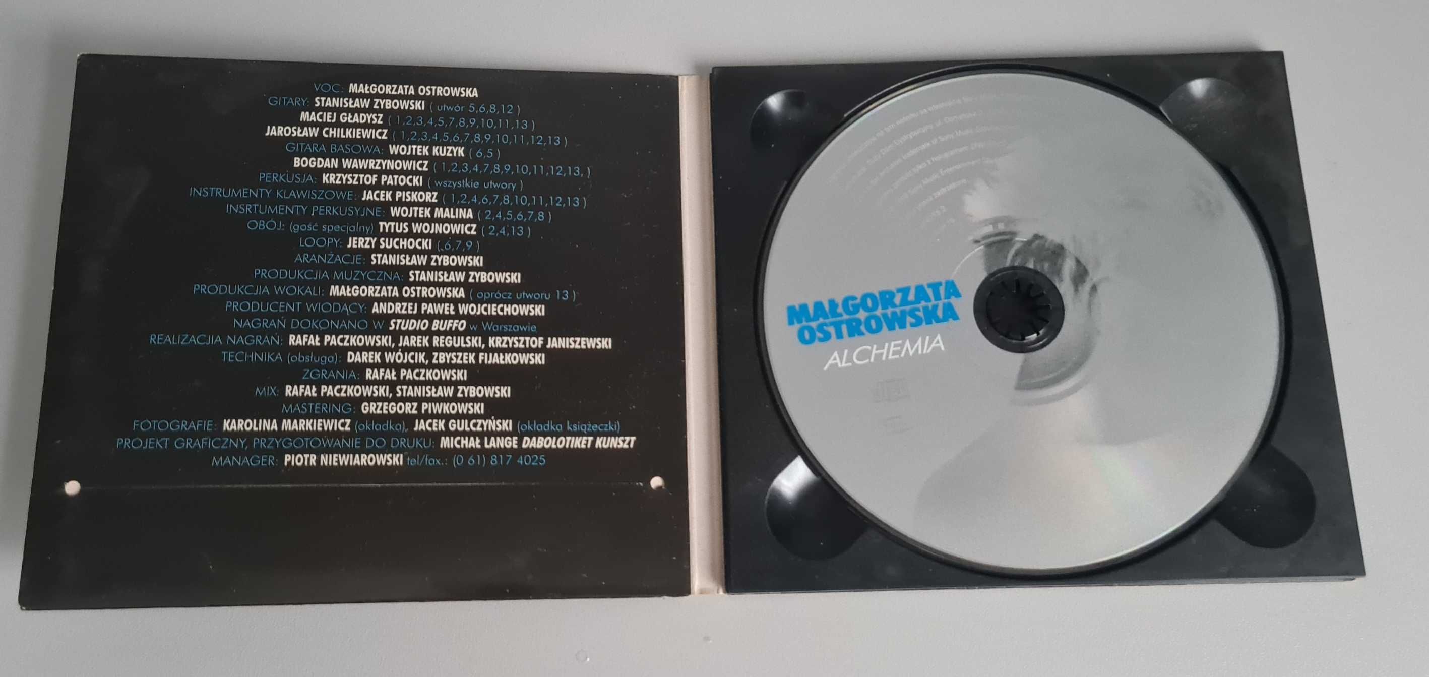 Małgorzata Ostrowska Alchemia  płyta CD