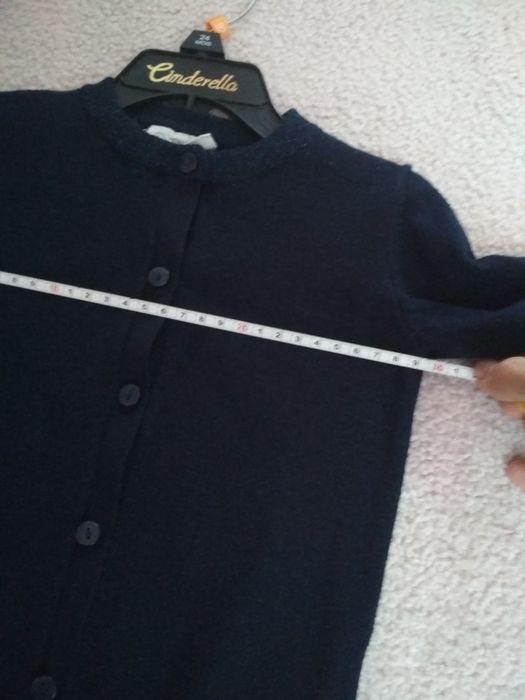 Кофта кофточка Свитер балеро темно синя OVS 104 р