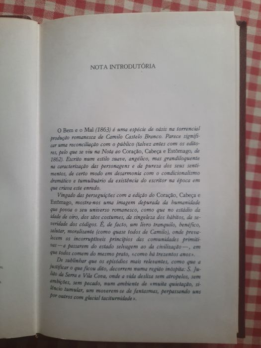O Bem e o Mal de Camilo Castelo Branco