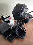 Trio Bébécar V-Pack completo com base isofix