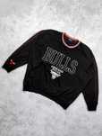 Bluza Chicago Bulls NBA XXL czarna retro byk boxy XXL