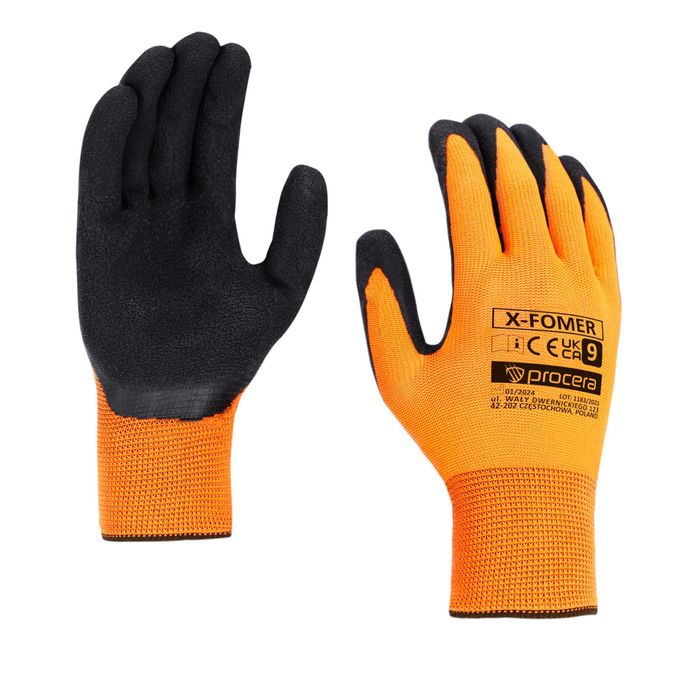 Rękawiczki Robocze Powlekane Spienionym Lateksem 48 PAR - Rozm.10 (XL)