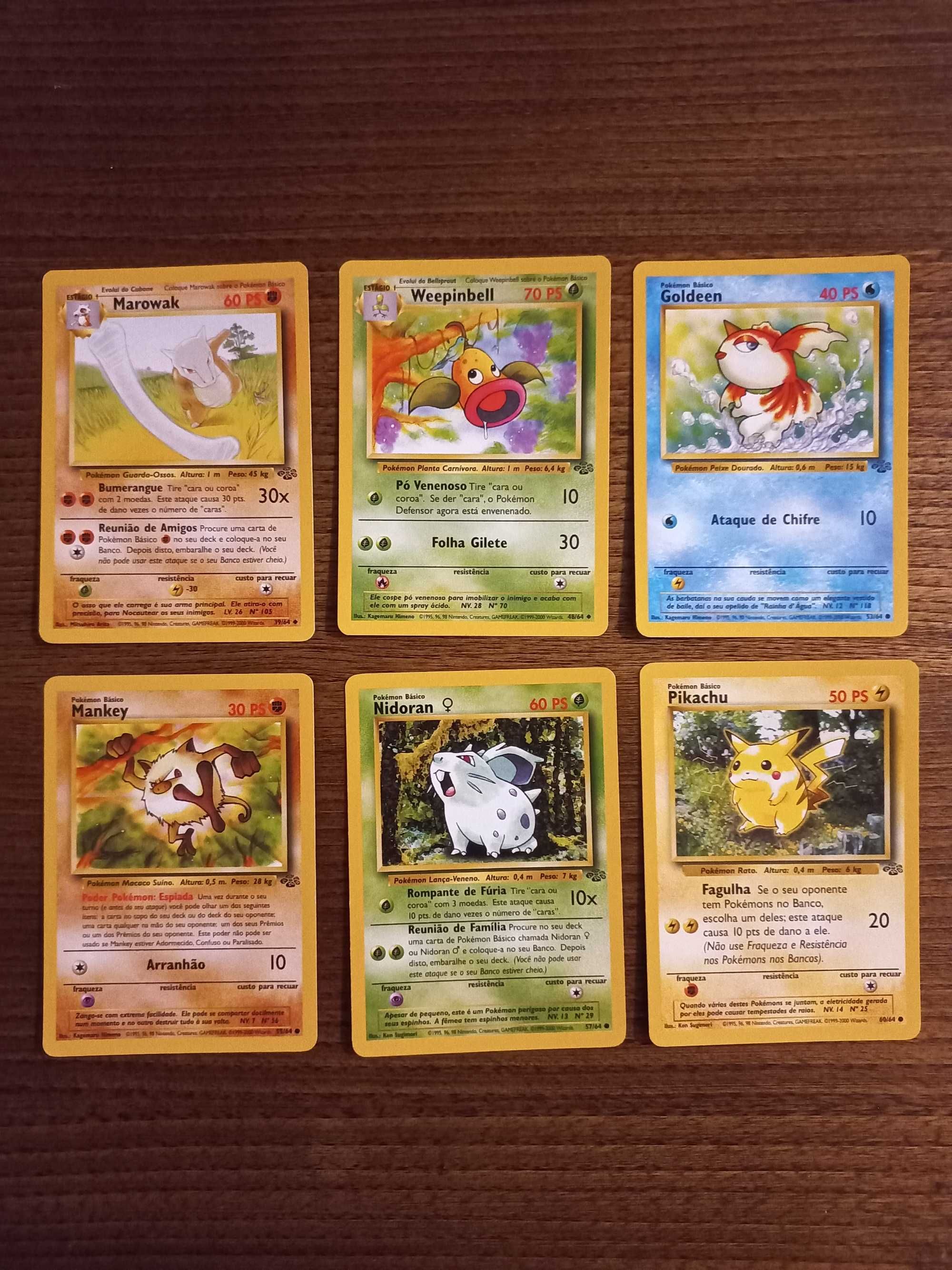 Vendo Cartas Pokémon da Jungle Set (#/64)