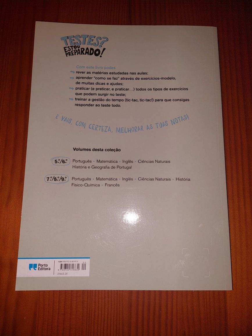 Livro Testes? Estou Preparado! Matemática 8° ano