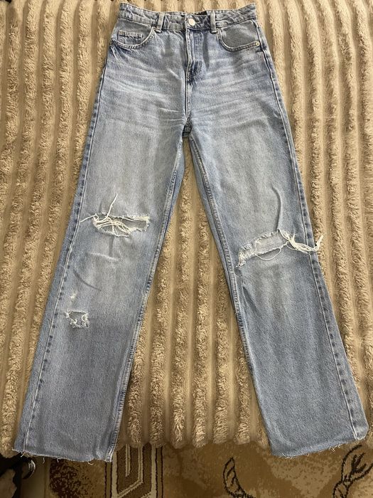 Джинси жіночі, колір денім, розмір S, на зріст 158-161