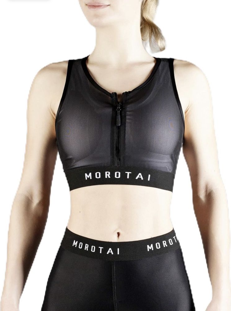 Жіночий спортивний топ Morotai Double Layer Zip Bra